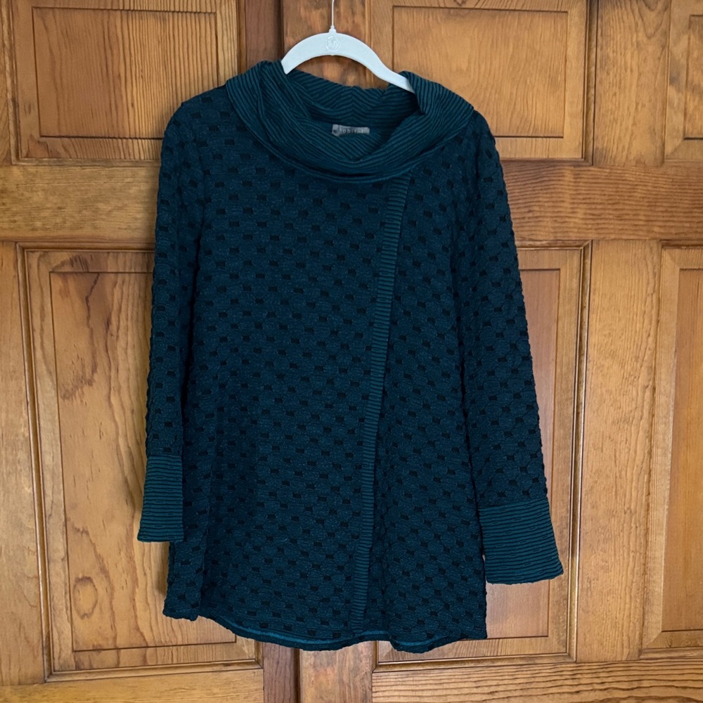Habitat Dark Teal Cowl Neck Sweater